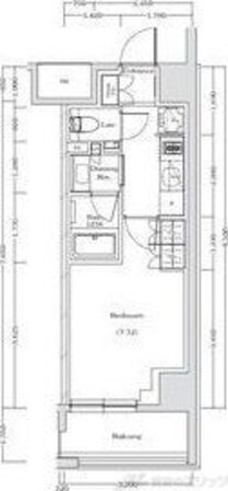 ザ・パークハビオ江坂公園の物件間取画像